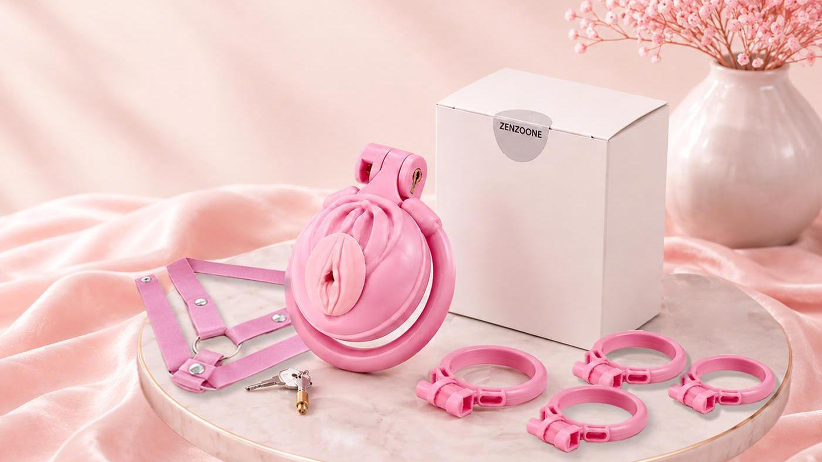 ZENZOONE product with packaging and included accessories